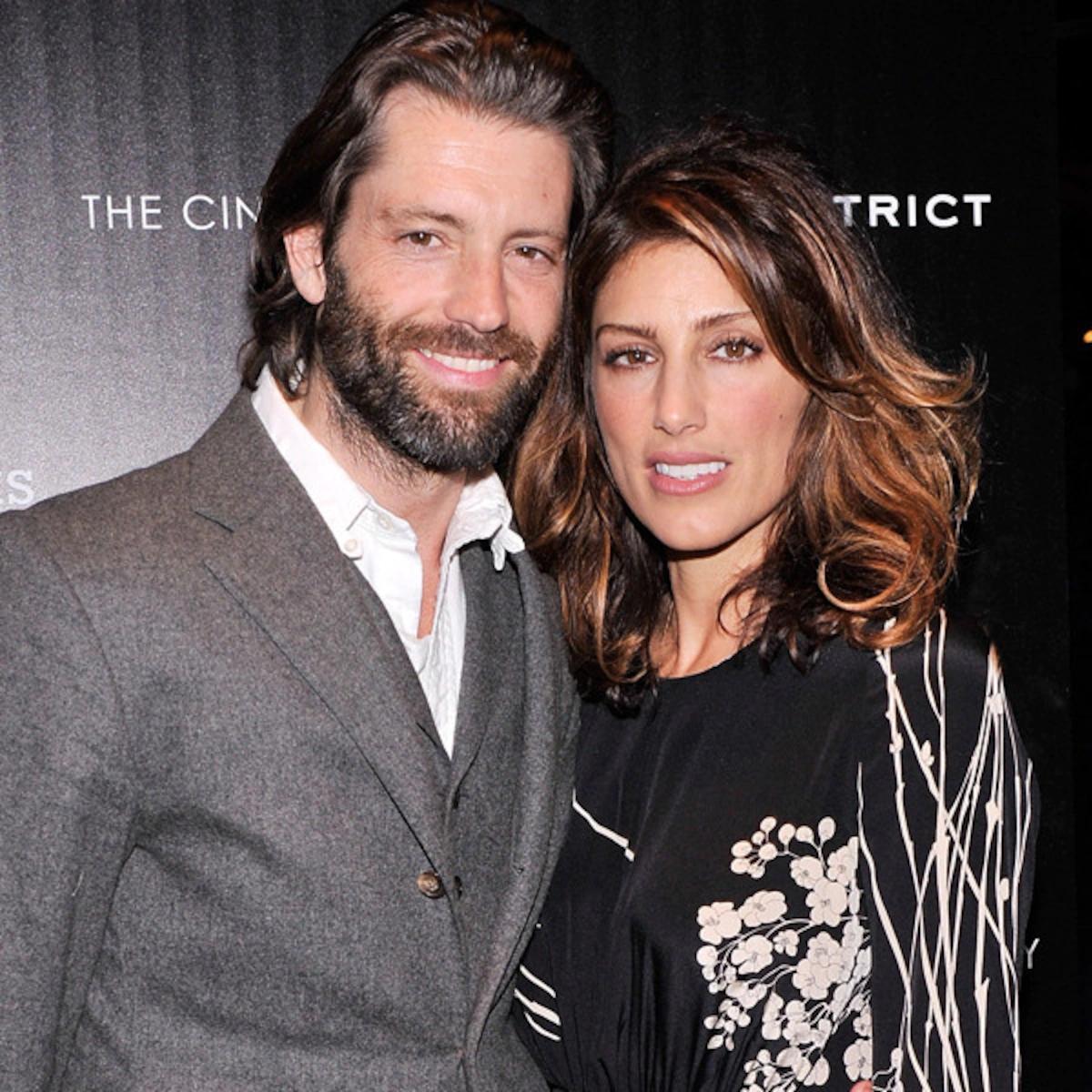 Jennifer Esposito with her ex-husband, Louis Dowler.